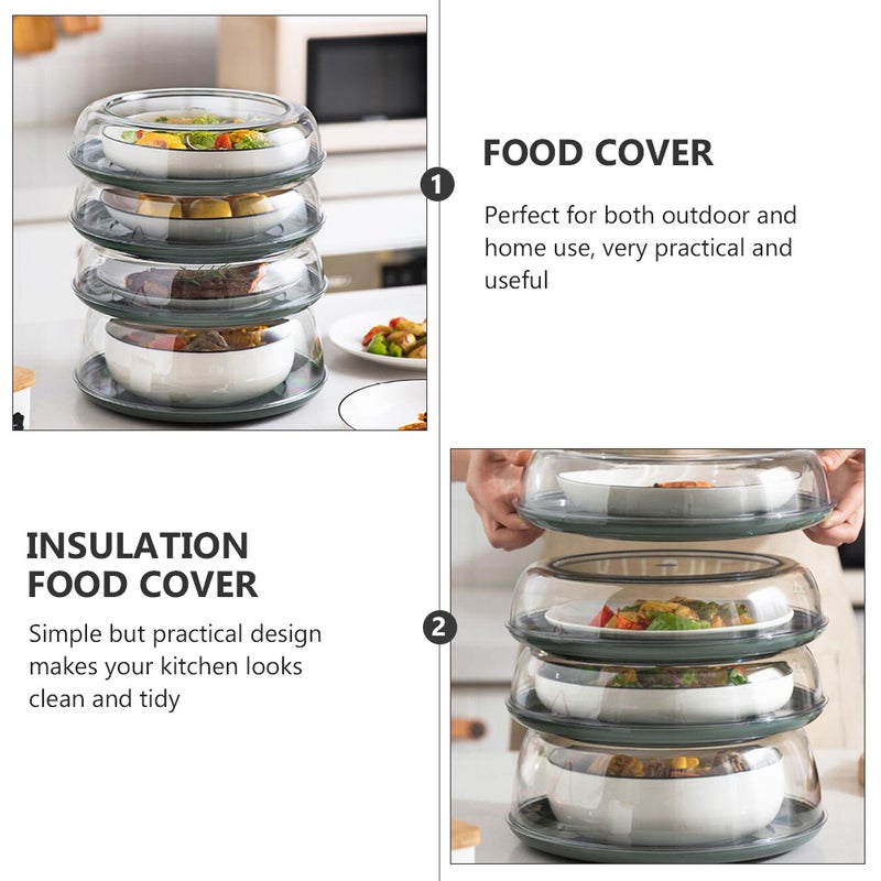 🍳 أغطية حفظ الطعام للمطبخ للتكديس واحتجاز الحرارة لتغطية الطعام - Image 5