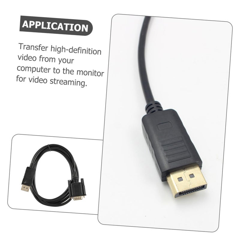 محول كابل VGA من ذكر إلى ذكر من نوع NUOBESTY لبث الفيديو عالي الدقة، تصميم مدمج وخفيف الوزن للشاشات - Image 4