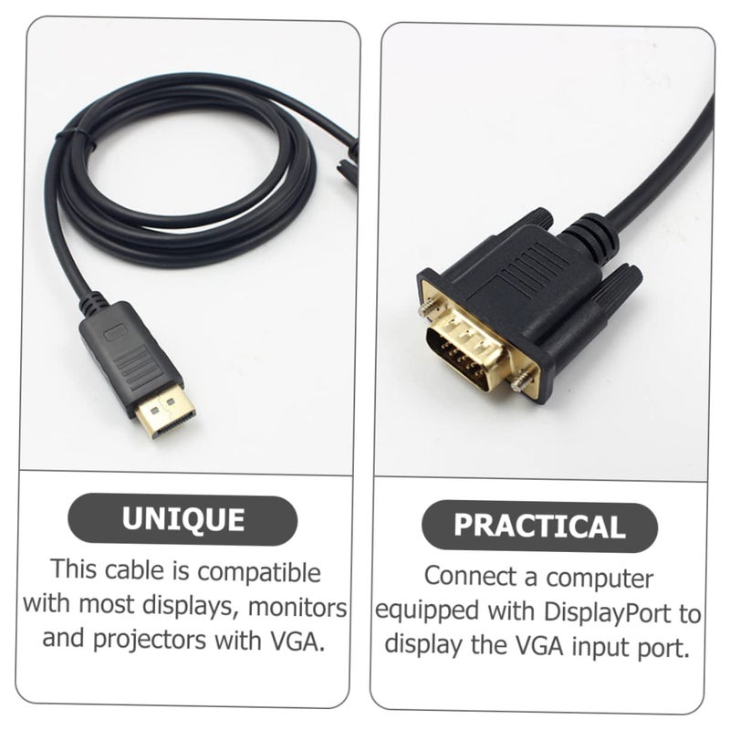 محول كابل VGA من ذكر إلى ذكر من نوع NUOBESTY لبث الفيديو عالي الدقة، تصميم مدمج وخفيف الوزن للشاشات - Image 5