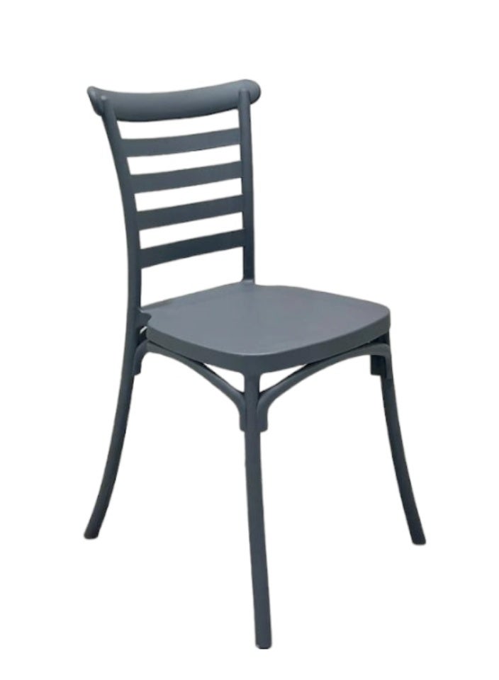 SMART HOME Set of 2 Fiber Chairs with Modern Design and Sturdy Legs - 45x45x80 cm | Durable Seat for Offices, Dining Rooms, Coffee Shops, Gardens, and Outdoor Lounges - Image 3