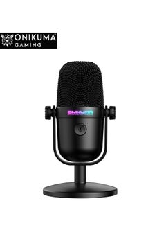 onikuma Compact Condenser Microphone, Precision Supercardioid Pickup Pattern, Professional Recording Quality, Compact Construction, Shockproof   Black  - Image 1
