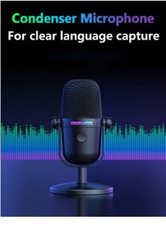 onikuma Compact Condenser Microphone, Precision Supercardioid Pickup Pattern, Professional Recording Quality, Compact Construction, Shockproof   Black  - Image 2