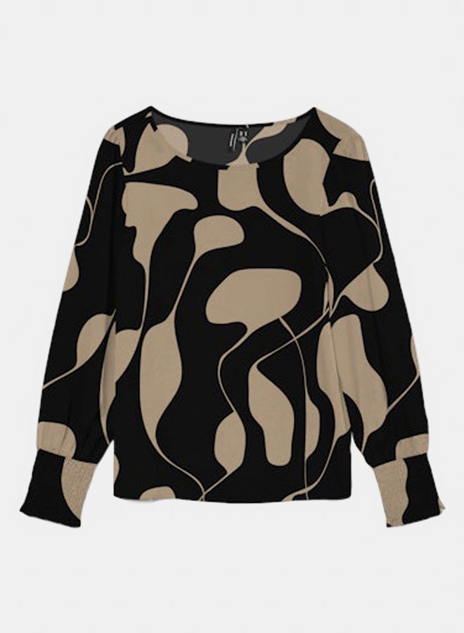 VERO MODA Womens Lydia Longsleeve Smock Top - Image 5