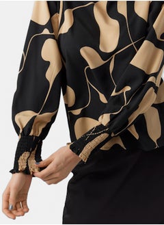 VERO MODA Vmlydia Ls Smock Top Wvn Ga  - Image 3
