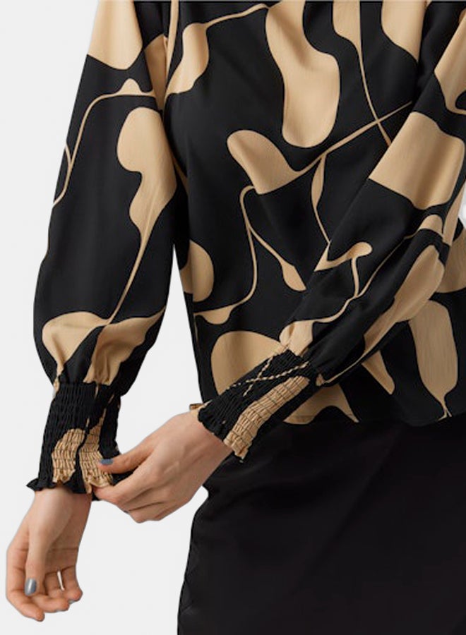 VERO MODA Womens Lydia Longsleeve Smock Top - Image 3