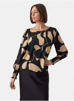 VERO MODA Vmlydia Ls Smock Top Wvn Ga  - Image 2