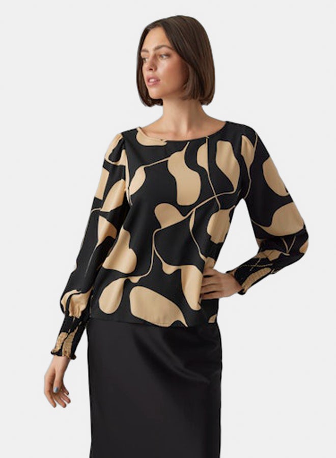 VERO MODA Womens Lydia Longsleeve Smock Top - Image 2
