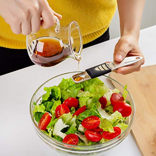 KitchenArt Pro Adjust-A-Teaspoon, Satin,Black - Image 3