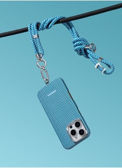 PITAKA iPhone 16 Pro Ultra Slim Case / MagSafe Compatible/ Full Coverage Protection / 3D Grip Textured / Raised Camera Lip / Drop and Damage Protection - Ocean Blue  - Image 3