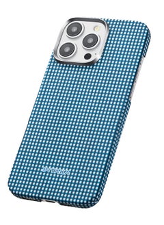 PITAKA iPhone 16 Pro Ultra Slim Case / MagSafe Compatible/ Full Coverage Protection / 3D Grip Textured / Raised Camera Lip / Drop and Damage Protection - Ocean Blue  - Image 4