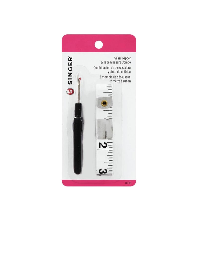 SINGER Ripper & Tape Measure 60in Tape & 4in Seam Ripper - Image 2