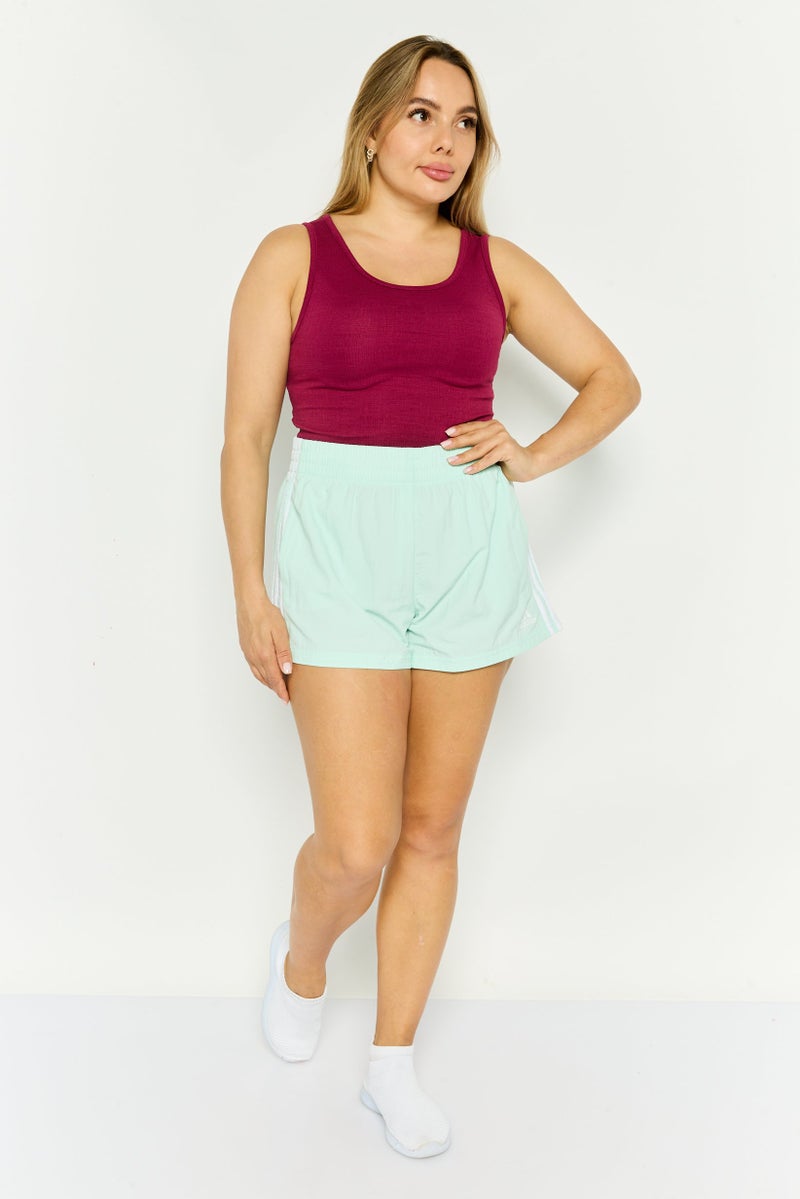 Adidas Women Sportswear Fit Training Short, Mint  - Image 2