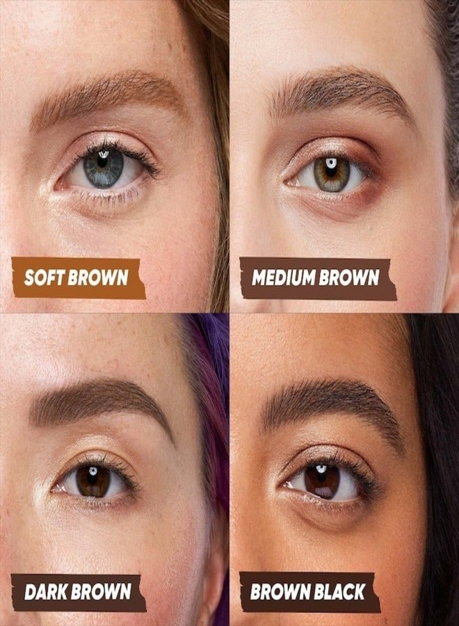 Kosas Kosas Brow Pop Nano Ultra-Fine Detailing & Feathering Eyebrow Pencil, Medium Brown - Neutral Medium Brown 0.03g - Image 4