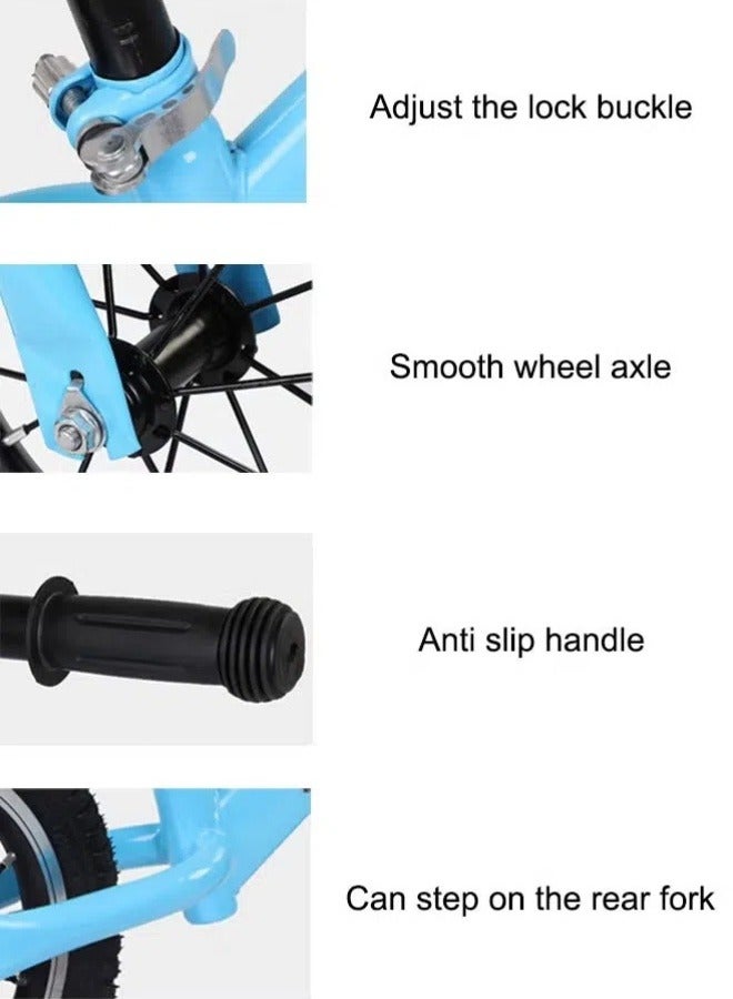 Toddler Balance Bike 2 Year Old, Age 24 Months to 5 Years Old, Steady Balancing, Lightweight Toddler Bike, No Pedal Bikes, Gift Bike for 2-3 Boys Girls（Black）