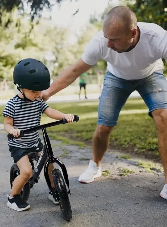 Toddler Balance Bike 2 Year Old, Age 24 Months to 5 Years Old, Steady Balancing, Lightweight Toddler Bike, No Pedal Bikes, Gift Bike for 2-3 Boys Girls（Black）