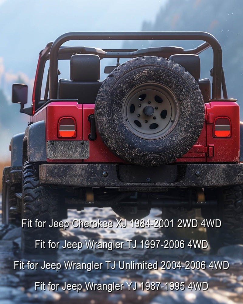 Tavaski Front and Rear Extended Brake Line Hose Kit Replace 89715 for 4-6" Lift, Stainless Steel Braided Brake Lines Fit for Jeep Wrangler TJ YJ 1987-2006 Cherokee XJ 1984-2001 - Image 5