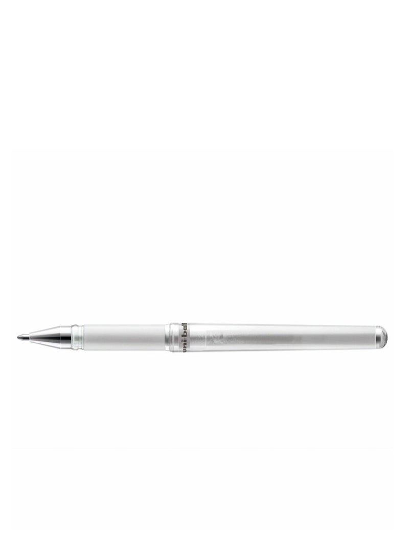 Uniball 3-Piece Signo Broad Gel Pen White Colour - Image 2