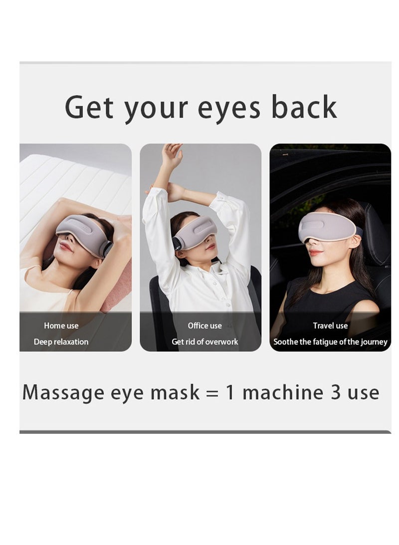 General Eye massager fatigue eye mask rechargeable heating hot compress soothe eyes sleep electric eye protector  - Image 4