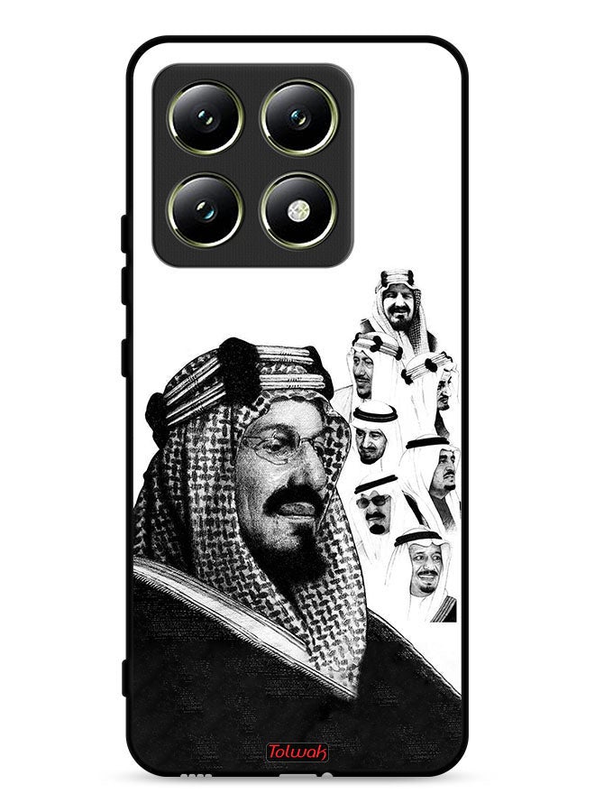 Tolwak Xiaomi 14T 5G Protective Case Cover Kings Of Saudi Arabia BW Poster Art - Image 1
