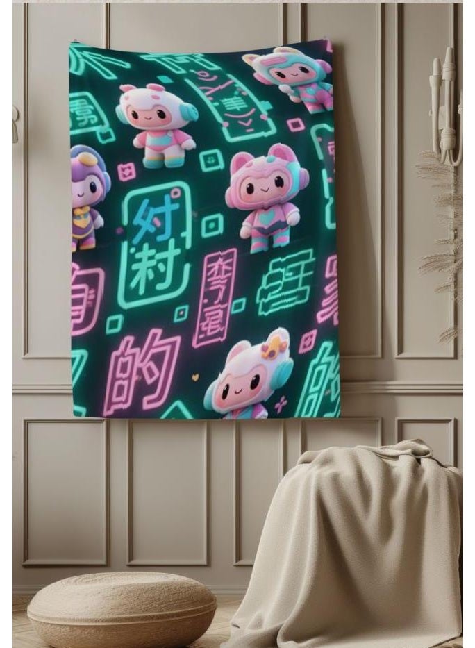general Children's or student cartoon flannel thin blanket (warm and comfortable, suitable for sleep, games) 100cm*150cm - 141 - Image 3