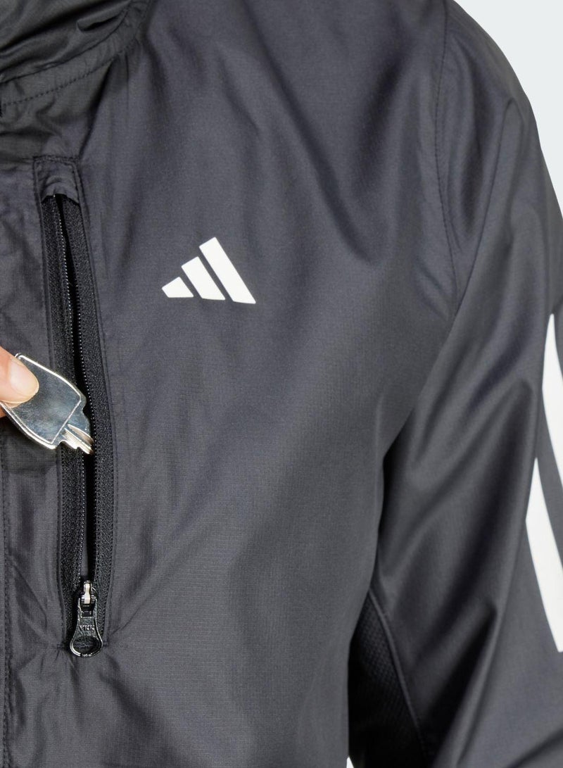 adidas جاكيت نسائي أسود - Image 4