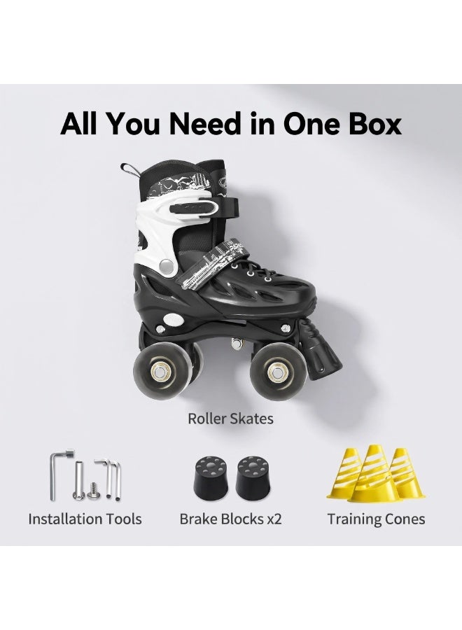 PAPAISON Children's Inline Skates with Light Up Wheels, Triple Protection System, Adjustable Sizes, Outdoor Roller Skates for Kids, Boys and Girls, Street Style - Image 5
