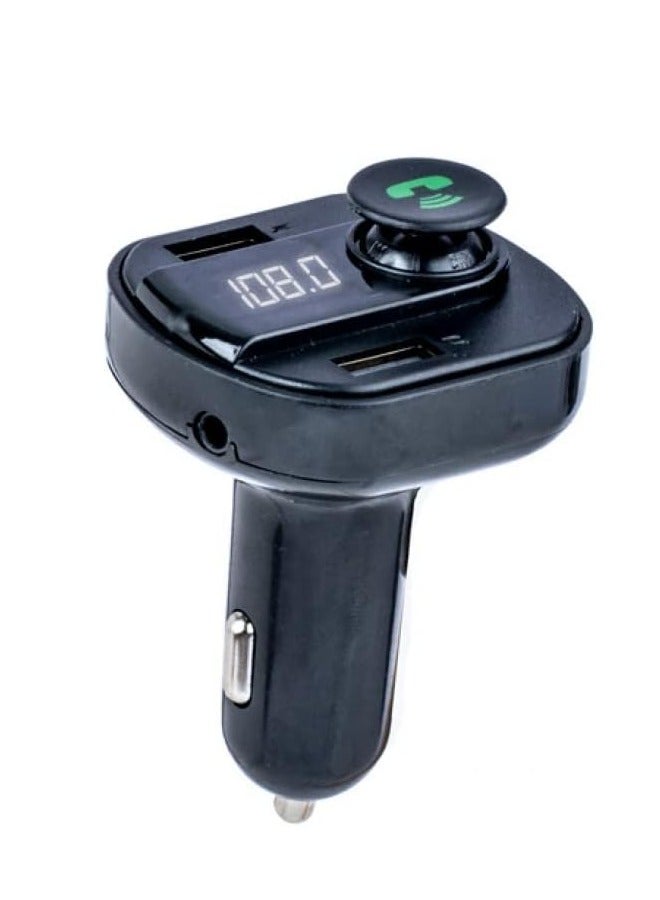 مشغل MP3 للسيارة QC3.0 بقوة 25 وات مع بلوتوث وراديو FM ومكبر صوت وشاحن USB - Image 2