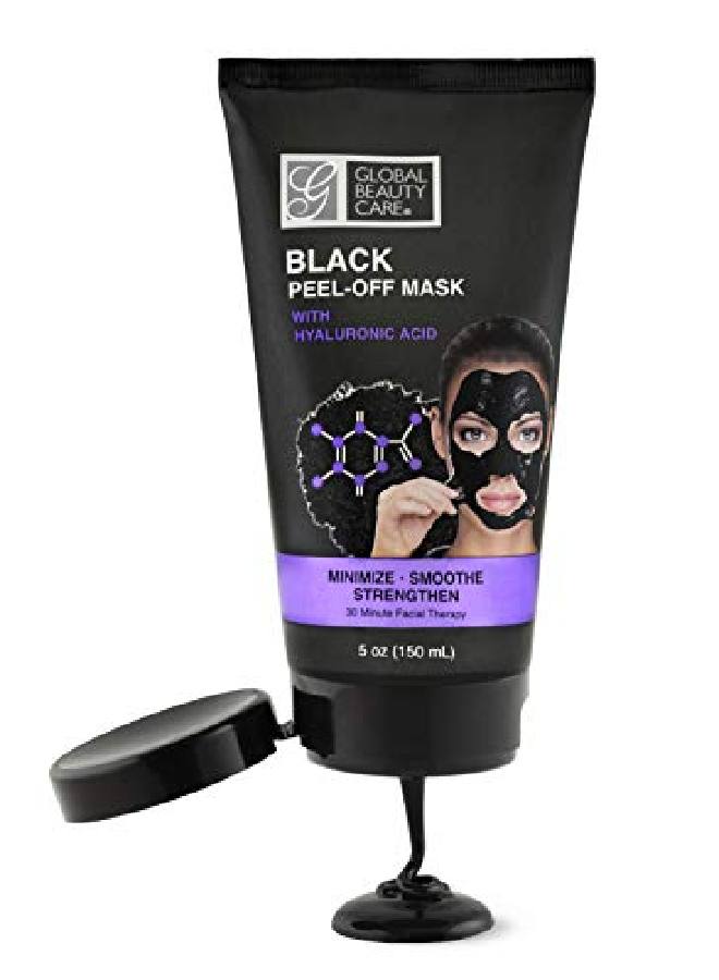 Global Beauty Care Black Peeloff Mask With Hyaluronic Acid - Image 3