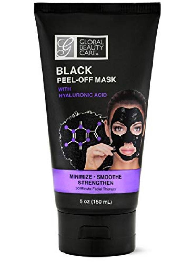 Global Beauty Care Black Peeloff Mask With Hyaluronic Acid - Image 2