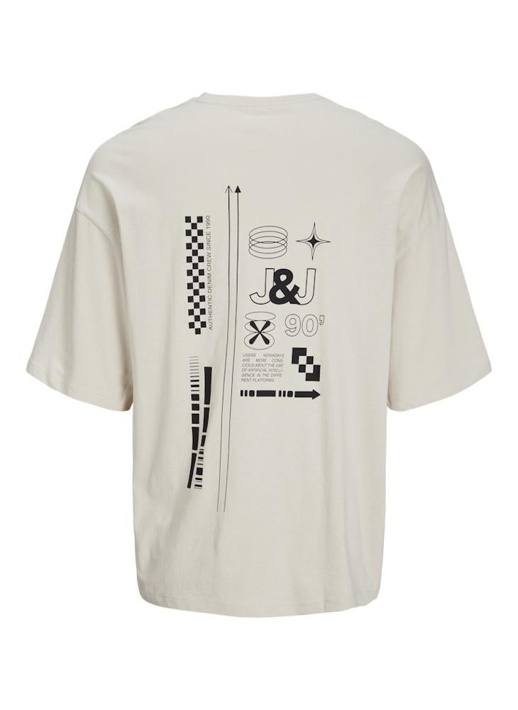 JACK & JONES - Jjalmos Almos Crew Neck T-Shirt - Image 1