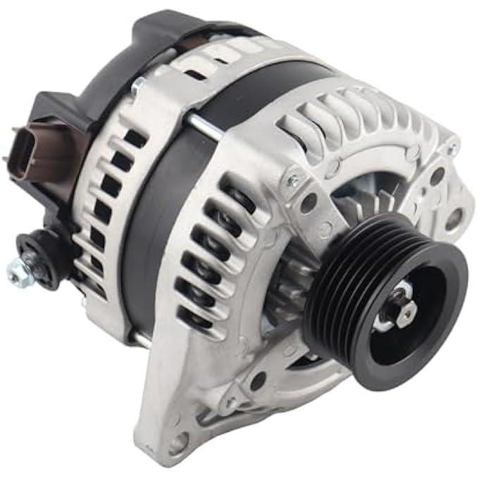 MISIOEK Alternator 150A 12V 6-Groove Pulley Compatible with 2011-2014 Ford Mustang V6 3.7L,Replace 11623N - Image 1