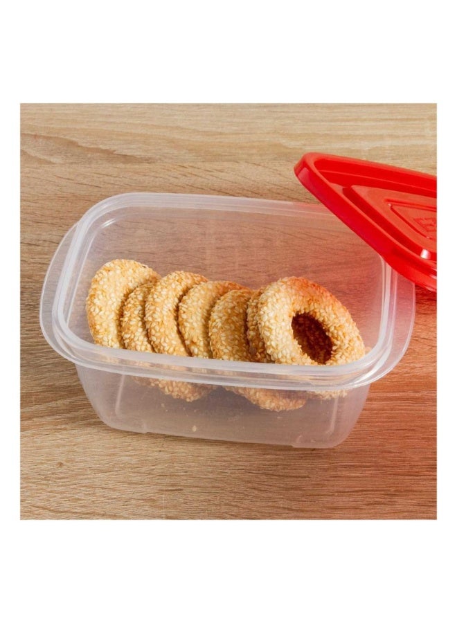 LOCK & LOCK E.Z Lock Airtight Food Storage Containers Set Bpa Free Durable Plastic Compact Design 800 ML 2 Pcs Pack - Image 4