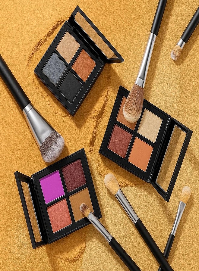 ANNACREATIONS ANNA's Premium 19 Pcs with Gift Box 15 Pcs Makeup Brush Set with 4 Blender Sponge - Professional Face & Eye Cosmetic Brushes for Foundation, Blending, Contouring, Eyeshadow - Soft Bristles Black Handle - Image 5