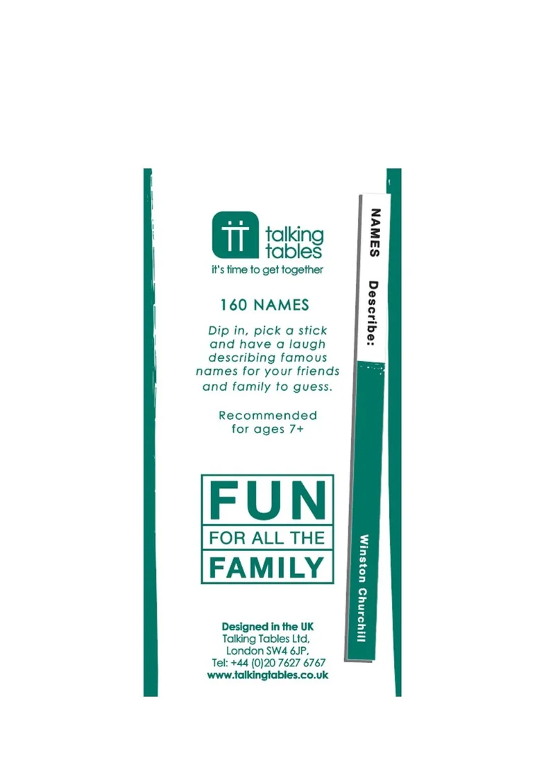 Talking Tables Dipsticks Game Names