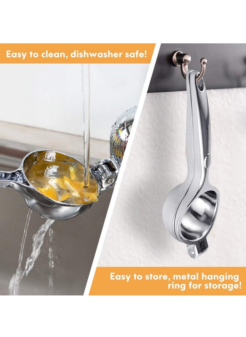 Lemon Squeezer, Lemon Squeezer Juicer, Citrus Juicer Handheld, Lemon Juicer, Stainless Steel Juicer Hand Press, Manual Citrus Press w