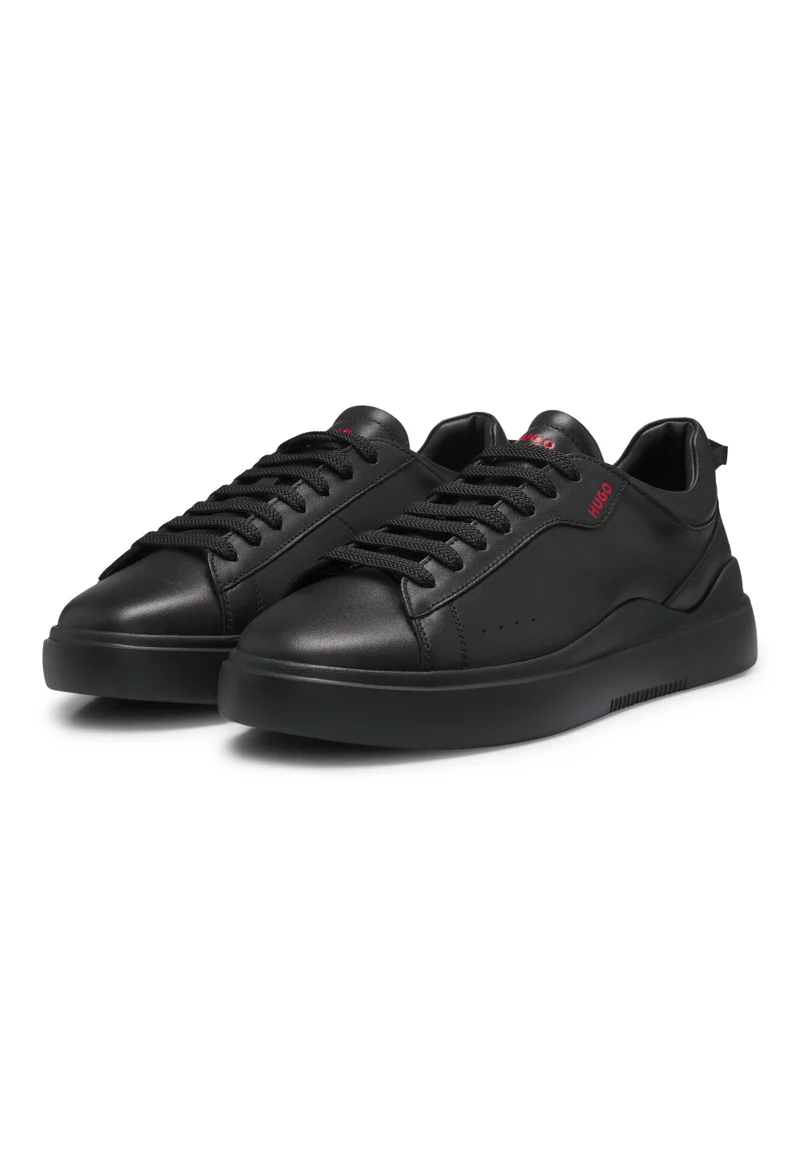 هوجو Cupsole trainers in smooth leather