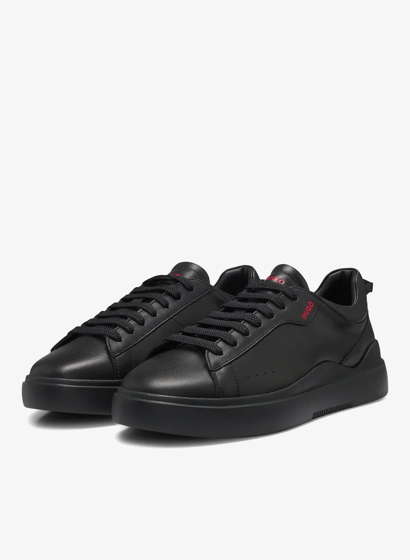 HUGO Cupsole trainers in smooth leather