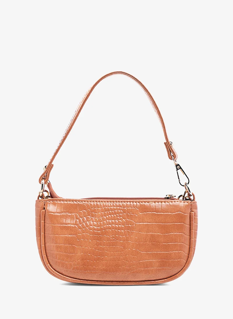 London Rag  Croc Sling bag in Orange for Women | Best Price UAE