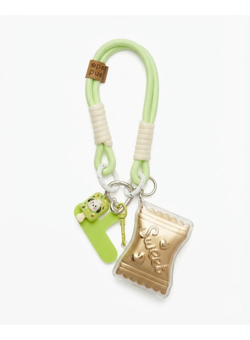 Swiss gold Green “Sweet” Bonbonnière Bag Charm - Image 1