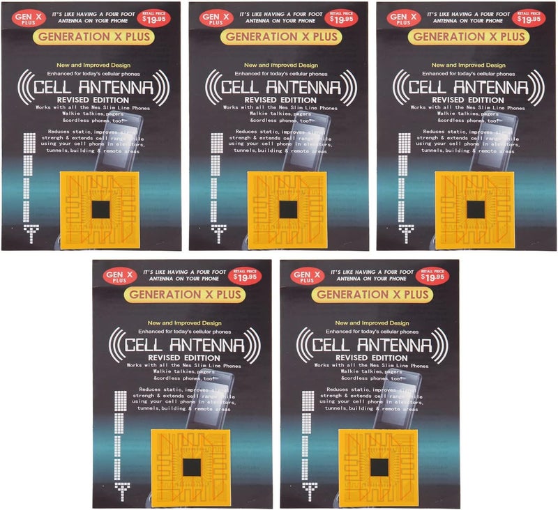 ملصق تحسين الهاتف المحمول، ملصق الهاتف 5 قطع ملصقات تعزيز الهاتف ملصقات معزز الهوائي، للتخييم في الهواء الطلق المصاعد الأنفاق الجبال للسفن،