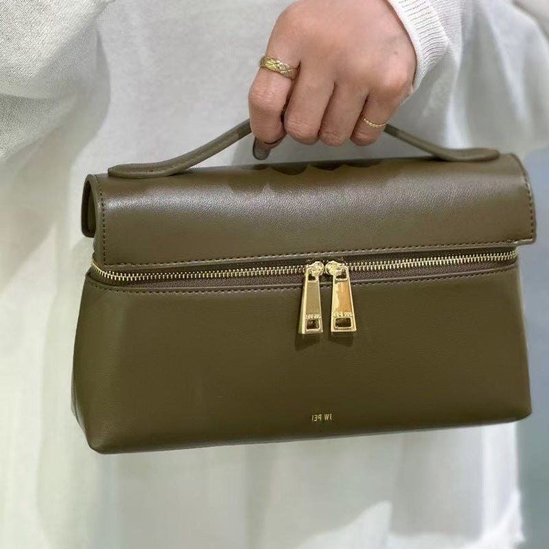 [ Exclusive] Jwpei Box Bag Thea Single-Shoulder Lunch Box Bag Handbag Crossbody Commuter Women'S Bag Portable - Image 3