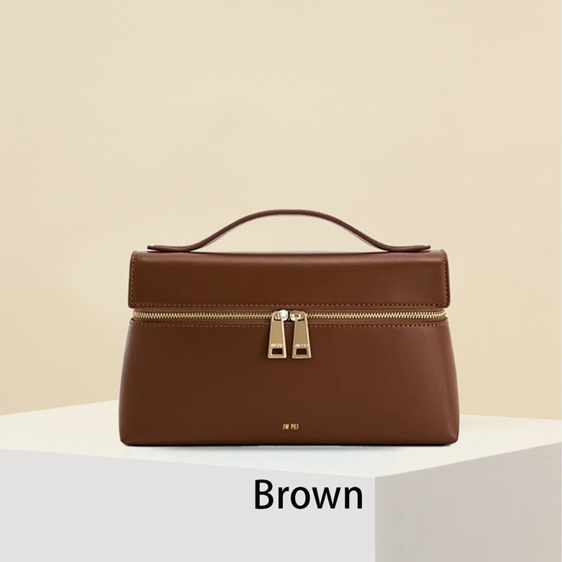 [ Exclusive] Jwpei Box Bag Thea Single-Shoulder Lunch Box Bag Handbag Crossbody Commuter Women'S Bag Portable - Image 1