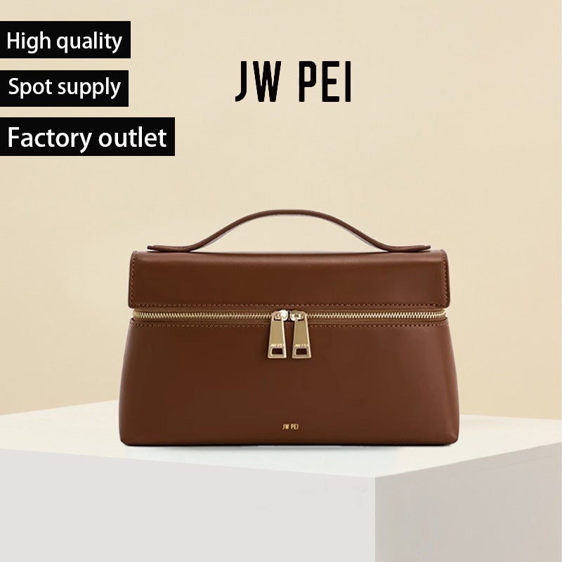 [ Exclusive] Jwpei Box Bag Thea Single-Shoulder Lunch Box Bag Handbag Crossbody Commuter Women'S Bag Portable - Image 2