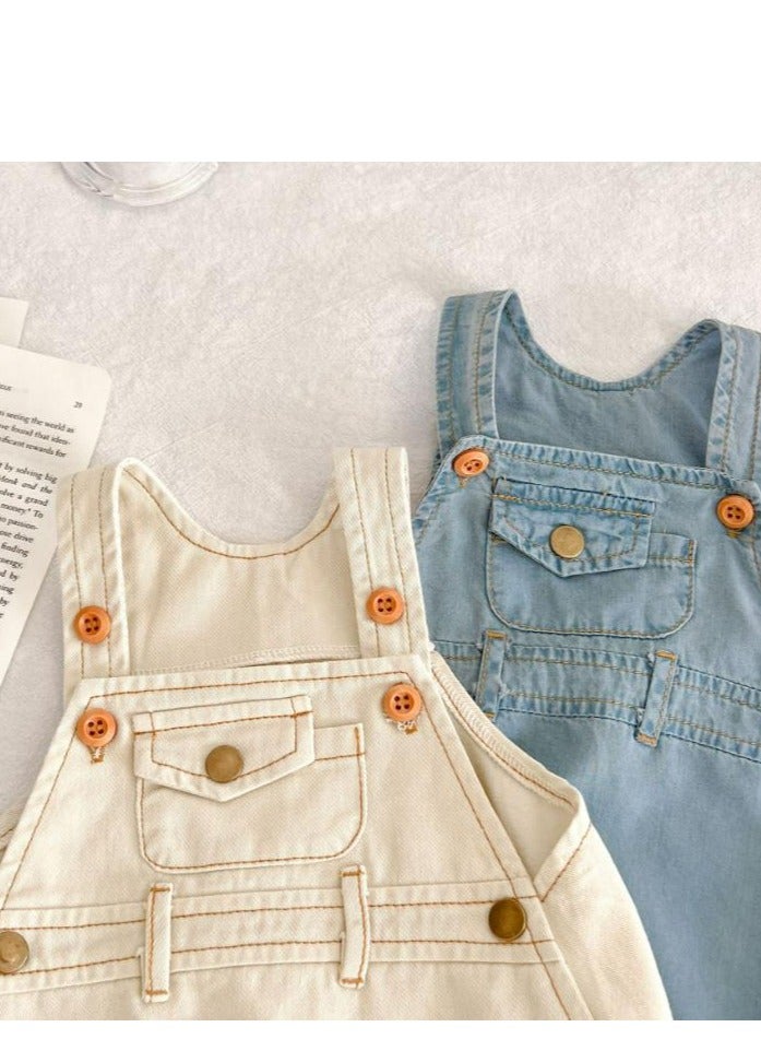 Thin Jumpsuit For Baby Boys And Girls, Shoulder Bag, Fart Jacket, Hat Included  - Image 4