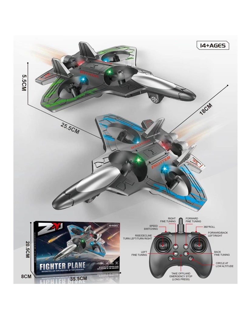 2.4G Epp Four Axis Six-Channel Remote Control Flying Toy Rc Glider Light Jet Airplane Foam Fighter Plane Follow Me Stunt Flying - Image 4