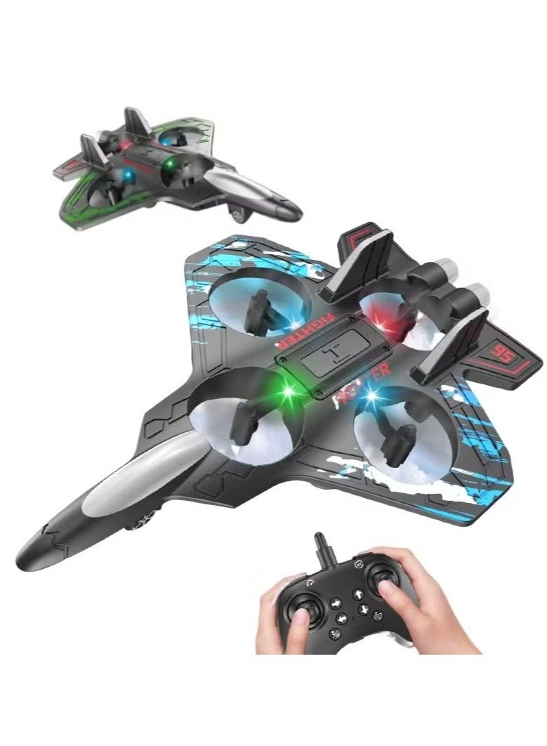 2.4G Epp Four Axis Six-Channel Remote Control Flying Toy Rc Glider Light Jet Airplane Foam Fighter Plane Follow Me Stunt Flying - Image 1