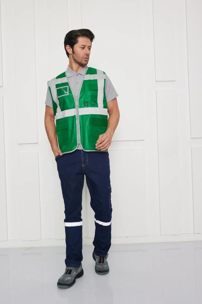 Orange Safety Engineer Type Warning Vest