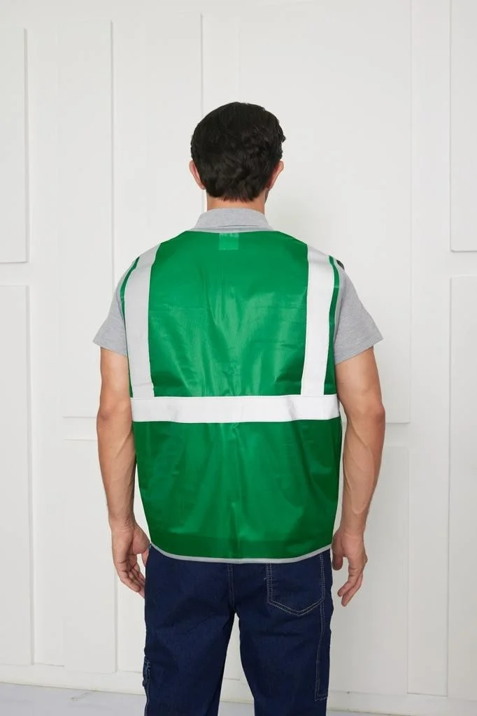 Orange Safety Engineer Type Warning Vest