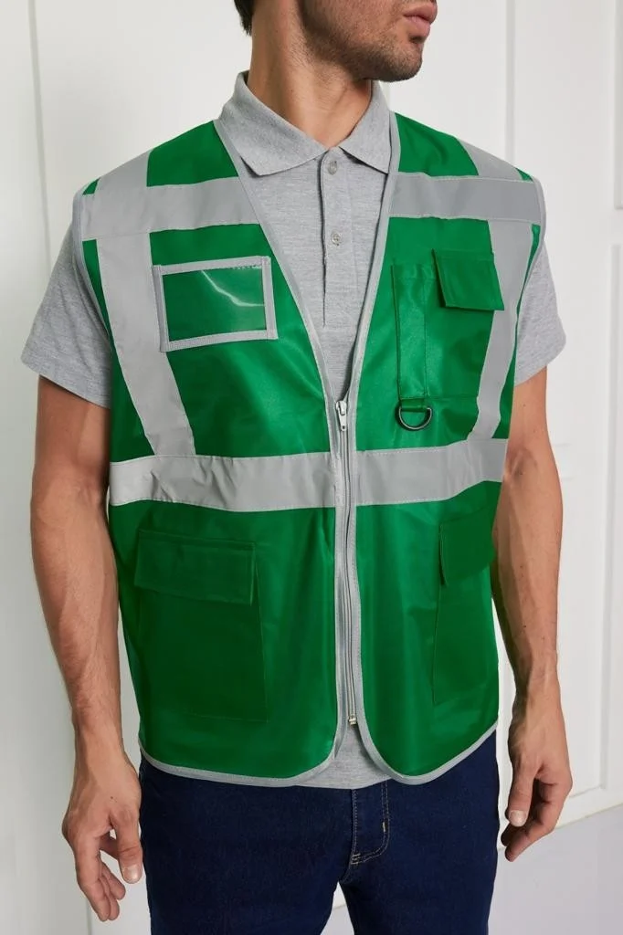 Orange Safety Engineer Type Warning Vest