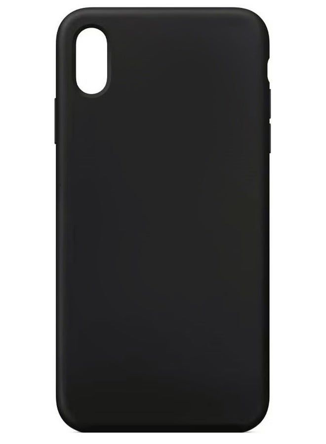 CATANES Premium Silicone Cover for iPhone XR - Soft, Slim and Shockproof Protection Black Color - Image 4